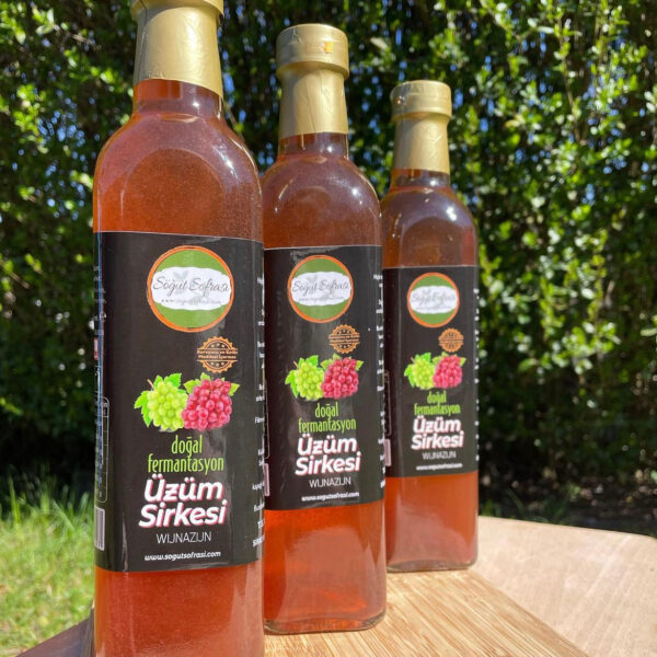 Katkısız Üzüm Sirkesi - 500ml (Aydın)