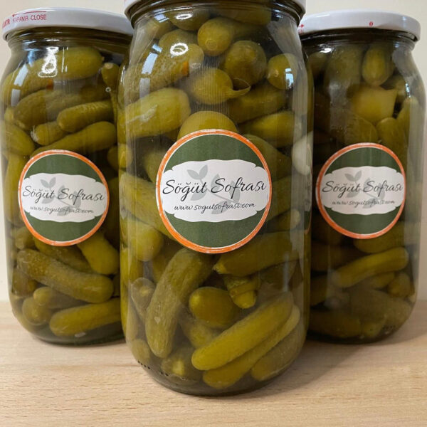 Second image of Kornişon Salatalık Turşusu - 1kg (Ev Yapımı)